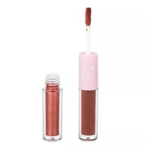 The Beauty Crop Liquid Eyeshadow Duo in Cinnamon and Fudge